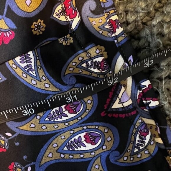 Everly Multi Color Floral Long Sleeve Skater Dress size M - Picture 7 of 9